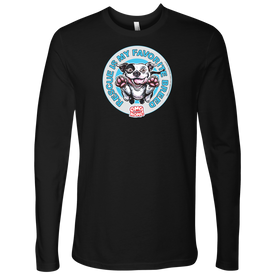 Rescue is my favorite breed -White Pitbull - Long Sleeve Tee