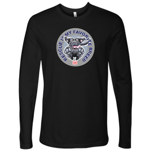 Rescue is My Favorite Breed - Black Labrador Long Sleeve Shirt