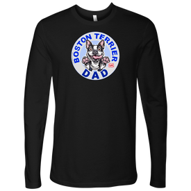 Boston Terrier Dad - Next Level Mens Long Sleeve