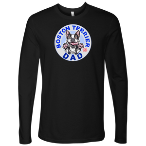 Boston Terrier Dad - Next Level Mens Long Sleeve