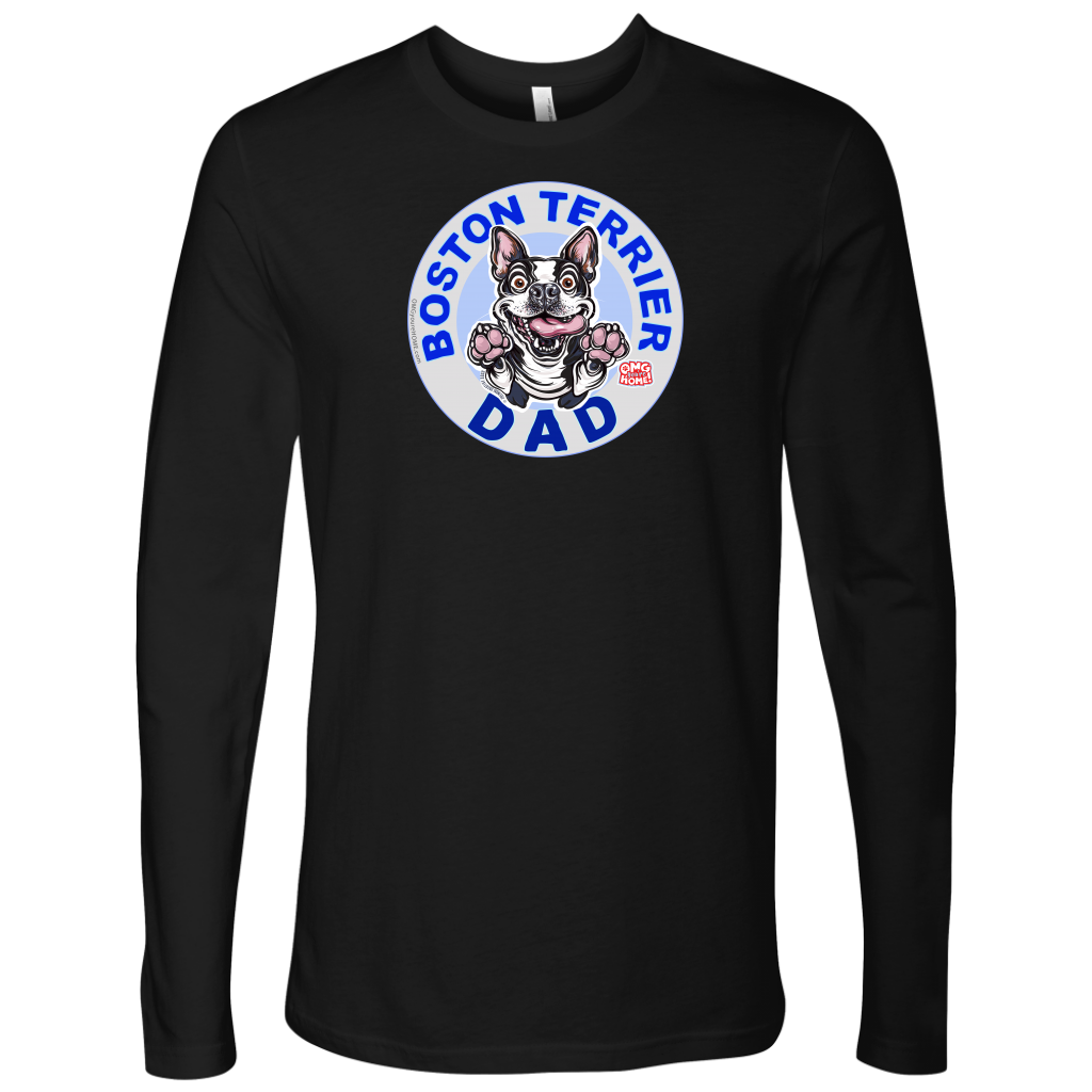 Boston Terrier Dad - Next Level Mens Long Sleeve