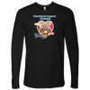 Emotional Support Human - Yellow Labrador black long sleeve tee