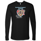 Emotional Support Human - German Shepherd - Next Level Mens Long Sleeve