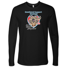 Emotional Support Human - German Shepherd - Next Level Mens Long Sleeve