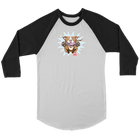 Red Nose Pitbull - Canvas brand Unisex 3/4 Raglan