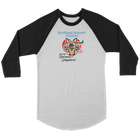 Emotional Support Human - German Shepherd - Canvas brand Unisex 3/4 Raglan
