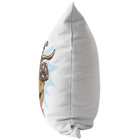 Red Nose Pit Bull Pillow