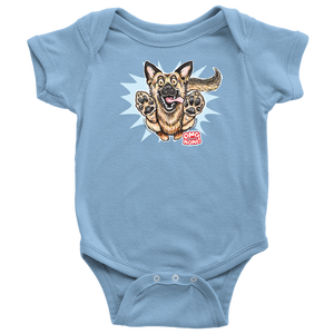 German Shepherd Baby Bodysuit