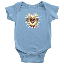 Load image into Gallery viewer, OMG Fawn French Bulldog - Frenchie - Baby Bodysuit