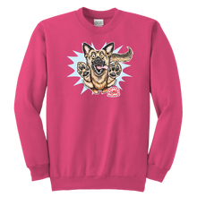 Load image into Gallery viewer, German Shepherd Youth Crewneck Sweatshirt