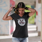Boston Terrier - Bella Womens V-Neck for the Boston Terrier Dog Lover