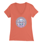 Blue Nose PitBull Mom - Bella Womens V-Neck