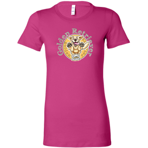 Golden Retriever Lover - Women's Shirt Featuring Original Golden Retriever Dog Artwork