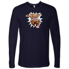 Next Level Mens Long Sleeve featuring the OMG Chocolate Labrador Retriever 
