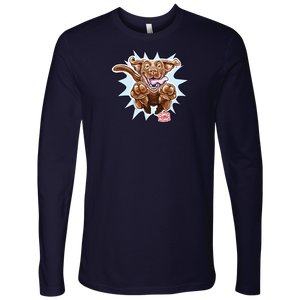 Next Level Mens Long Sleeve featuring the OMG Chocolate Labrador Retriever 