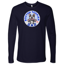 Load image into Gallery viewer, Boston Terrier Dad - Next Level Mens Long Sleeve