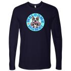 Boston Terrier - Welcome Home - Next Level Mens Long Sleeve