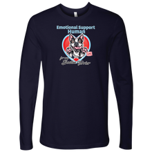 Load image into Gallery viewer, Emotional Support Human - Boston Terrier - Next Level Mens Long Sleeve