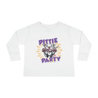 Cute and Happy Pitbull Puppy Dog Toddler Long Sleeve Tee