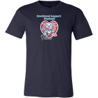 Emotional Support Human - Blue Nose Pitbull - Canvas brand Mens Shirt