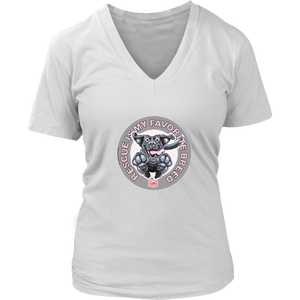 Rescue is My Favorite Breed - Black Labrador Womens V-Neck