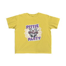 Load image into Gallery viewer, Kid&#39;s Fine Jersey Pittie Party Happy Pitbull Puppy Tee