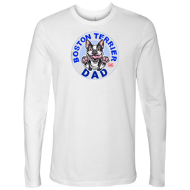 Boston Terrier Dad - Next Level Mens Long Sleeve