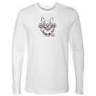 White French Bulldog - Frenchie - Next Level Mens Long Sleeve