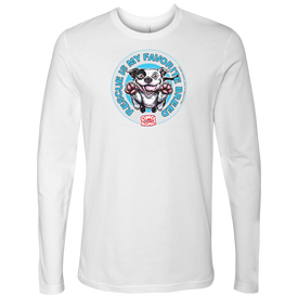 Rescue is my favorite breed -White Pitbull - Long Sleeve Tee