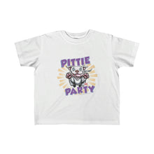 Load image into Gallery viewer, Kid&#39;s Fine Jersey Pittie Party Happy Pitbull Puppy Tee