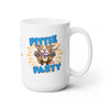 Mom's Mug - Red Nose Pittie Party Cute Happy Pit Bull Dog Ceramic Mug 15oz