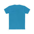 Excited Yellow Labrador Retriever Puppy Dog on a Men's Cotton Crew Tee