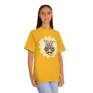 Happy Yellow Labrador Retriever Puppy Dog Unisex Classic Tee