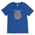 Emotional Support Human - Boston Terrier - Canvas brand Mens V-Neck