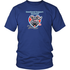 Emotional Support Human - Black Labrador Retriever - District Unisex Shirt