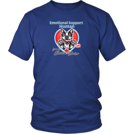 Emotional Support Human - Boston Terrier - District Unisex Shirt