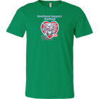 Emotional Support Human - Blue Nose Pitbull - Canvas brand Mens Shirt