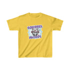 Happy Pitbull Puppy Dog Squirrel Patrol -  Kids Heavy Cotton™ Tee