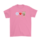 Peace Love Yorkie - Gildan Mens T-Shirt for Yorkshire Terrier dog lovers
