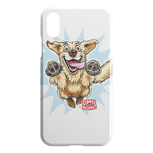 OMG Golden Retriever iPhone Case
