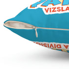 Super Vizsla Squirrel Patrol - Spun Polyester Square Pillow