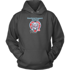 Emotional Support Human - Blue Nose Pitbull - Unisex Hoodie