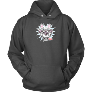 White French Bulldog - Frenchie - Unisex Hoodie