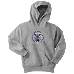 Rescue is My Favorite Breed - Black Labrador Youth Hoodie