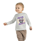 Cute and Happy Pitbull Puppy Dog Toddler Long Sleeve Tee