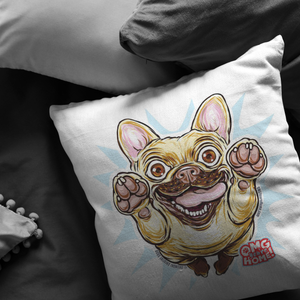 Fawn Frenchie - French Bulldog Pillow