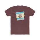 Excited Yellow Labrador Retriever Puppy Dog on a Men's Cotton Crew Tee