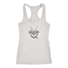 White French Bulldog - Frenchie - Next Level Racerback Tank