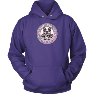 Boston Terrier Mom - Hoodie for Bostie Dog Lovers