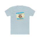 Excited Yellow Labrador Retriever Puppy Dog on a Men's Cotton Crew Tee